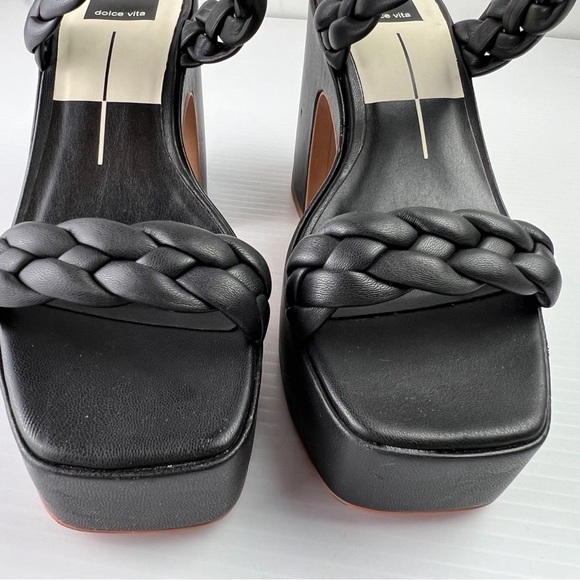 Dolce Vita Chunky Platform Heels womens 9 Black Ashby Twist Y2K 90s - Picture 6 of 12